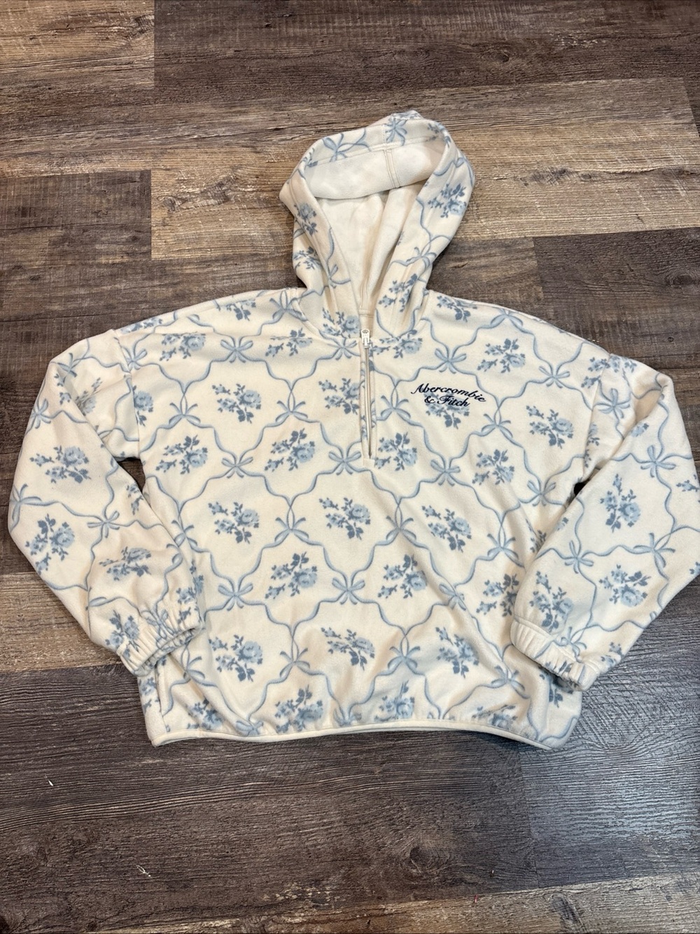 Abercrombie Kids Fleece Full Zip Hoodie Size 15/16 Girls